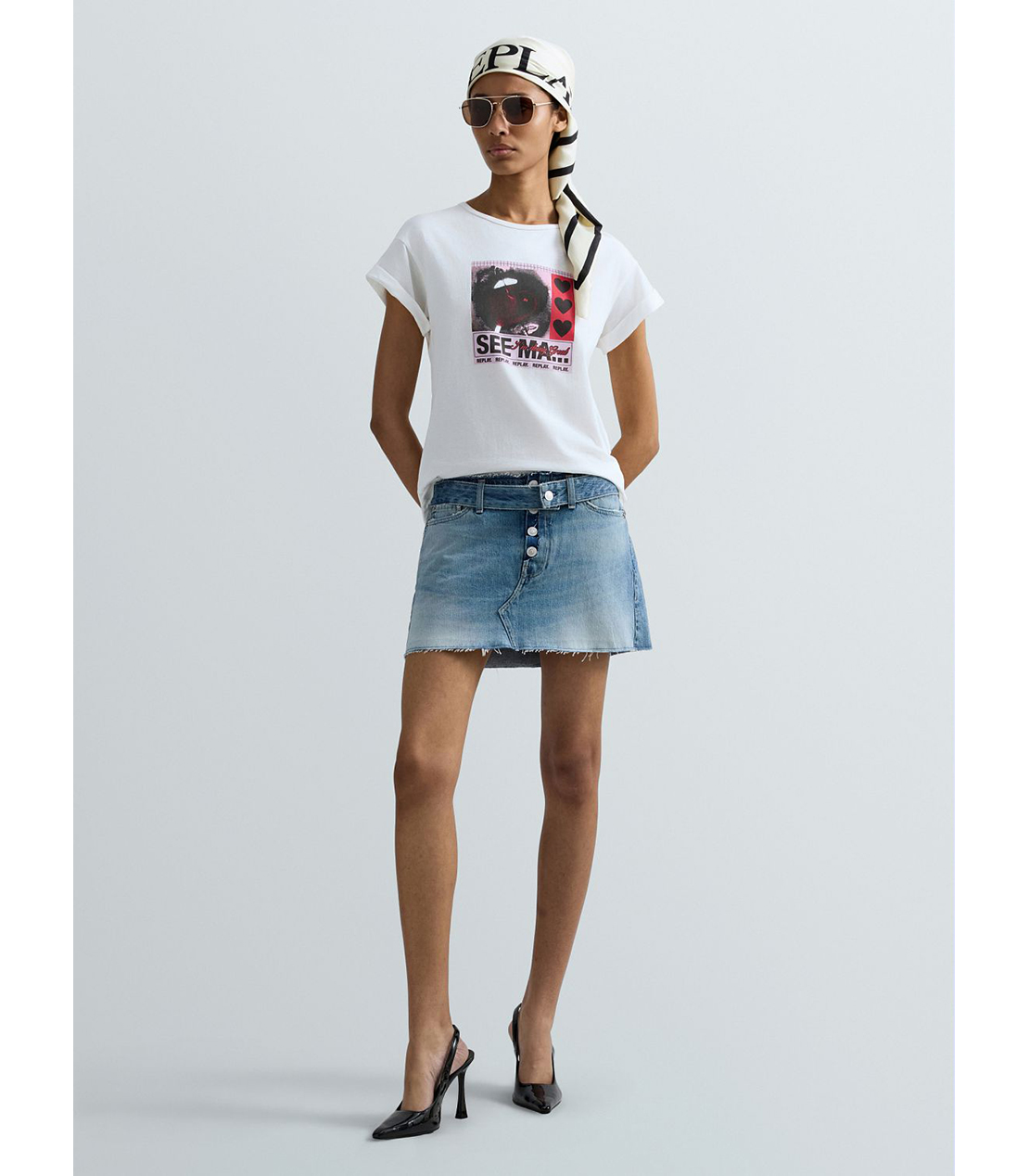 コットンジャージーPOP ART Tシャツ 詳細画像 オフホワイト 2